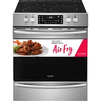 Frigidaire - Gallery Cu. Ft. Freestanding Electric Air Fry Range with Self and Steam Clean