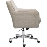 Serta - Ashland Fabric & Memory Foam Home Office Chair - Lure Light Gray