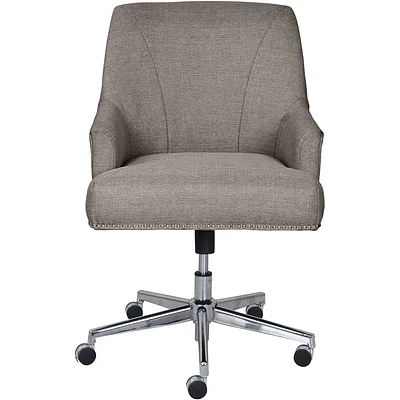 Serta - Leighton Modern Fabric & Memory Foam Home Office Chair