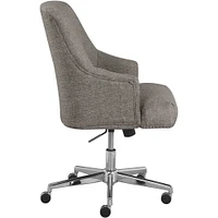 Serta - Leighton Modern Fabric & Memory Foam Home Office Chair