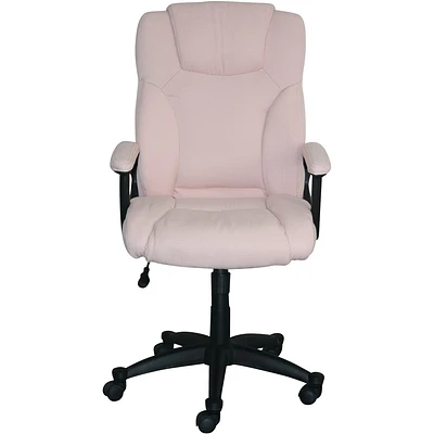 Serta - Hannah II Modern Microfiber Executive Chair - Pink