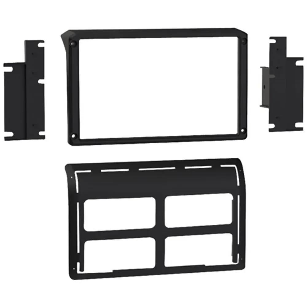 Metra - Dash Kit for Select 2011-2017 Jeep Wrangler Vehicles - Matte Black