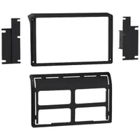 Metra - Dash Kit for Select 2011-2017 Jeep Wrangler Vehicles - Matte Black