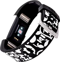 French Bull - Band for Fitbit Charge 2 - Black/White