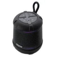 iHome - PlayTough L - Bluetooth Rechargeable Waterproof Portable Speaker with 20-Hour Mega Battery and Color Changing Lighting - Black