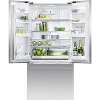 Fisher & Paykel - Series 7 16.9 Cu. Ft. French Door Refrigerator - Stainless Steel