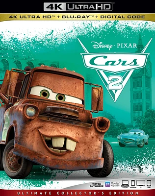 Cars 2 [Includes Digital Copy] [4K Ultra HD Blu-ray/Blu-ray] [2011]