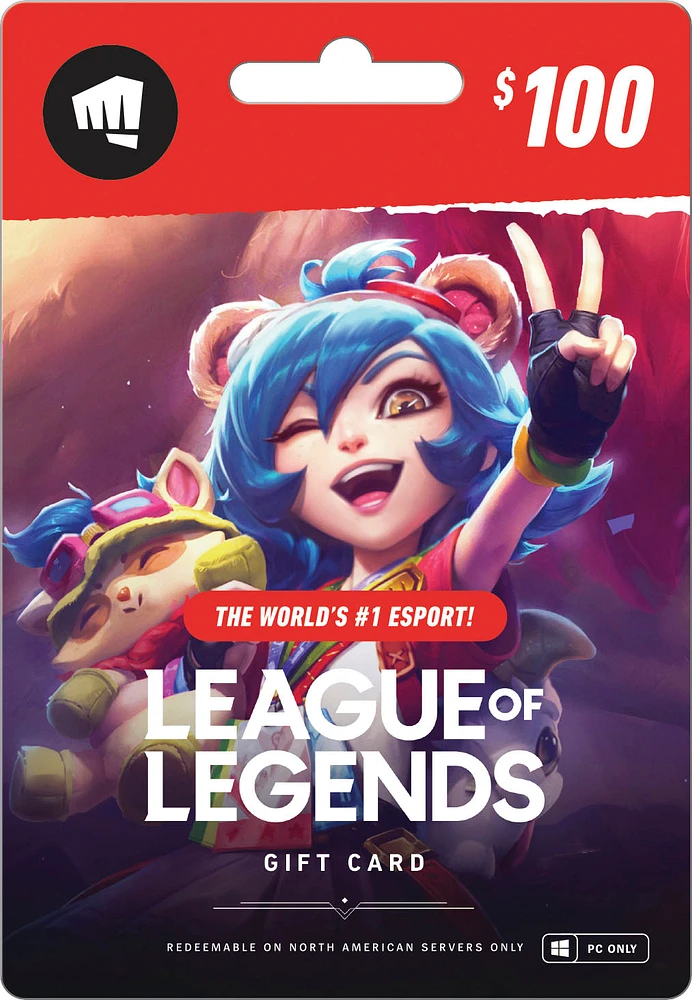 $100 League of Legends Game Card