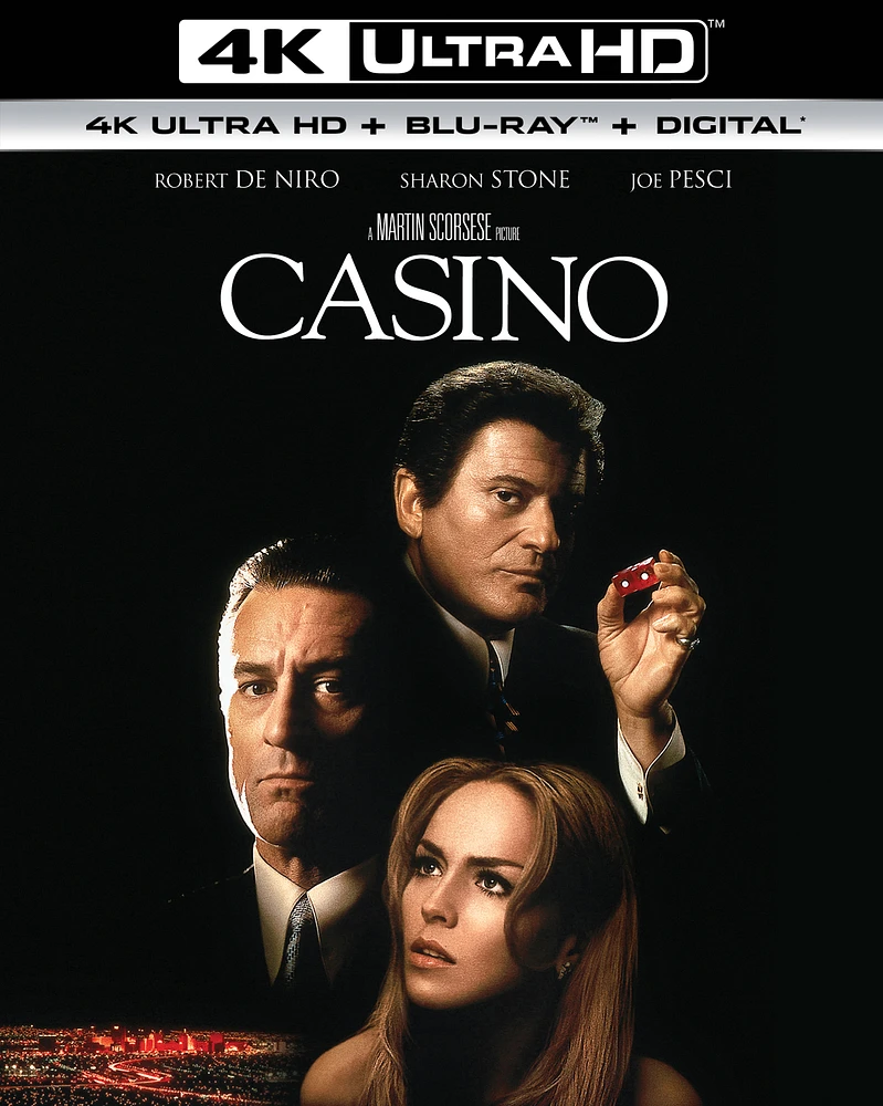 Casino [Includes Digital Copy] [4K Ultra HD Blu-ray/Blu-ray] [1995]