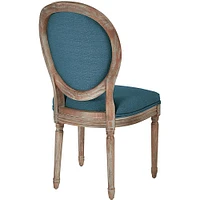 OSP Home Furnishings - Lillian Oval Back Chair - Klein Azure