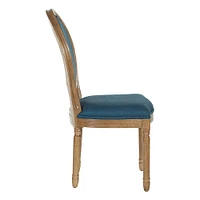 OSP Home Furnishings - Lillian Oval Back Chair - Klein Azure