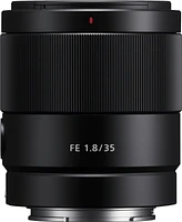 Sony - 35mm f/1.8 FE Wide-Angle Lens for Select E-Mount Cameras - Black