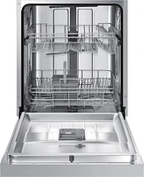 Samsung - Front Control Built-In Dishwasher with Stainless Steel Tub, Integrated Digital Touch Controls, 52dBA - Stainless Steel