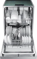 Samsung - Front Control Built-In Dishwasher with Stainless Steel Tub, Integrated Digital Touch Controls, 52dBA - Stainless Steel