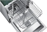 Samsung - Front Control Built-In Dishwasher with Stainless Steel Tub, Integrated Digital Touch Controls, 52dBA - Stainless Steel