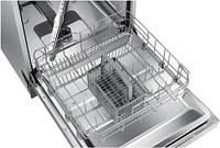 Samsung - Front Control Built-In Dishwasher with Stainless Steel Tub, Integrated Digital Touch Controls, 52dBA - Stainless Steel