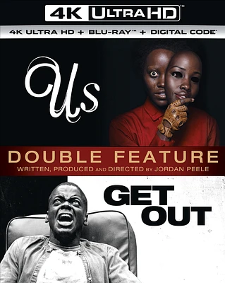 Us/Get Out Double Feature [Includes Digital Copy] [4K Ultra HD Blu-ray/Blu-ray]
