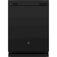 GE - Top Control Built-In Dishwasher with Stainless Steel Tub, 48dBA - Black