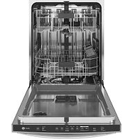 GE Profile - Hidden Control Built-In Dishwasher with Stainless Steel Tub, Fingerprint Resistance, 42 dBA - Stainless Steel