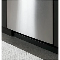 GE Profile - Hidden Control Built-In Dishwasher with Stainless Steel Tub, Fingerprint Resistance, 42 dBA - Stainless Steel