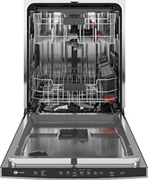 GE Profile - Stainless Steel Interior Fingerprint Resistant Dishwasher with Hidden Controls - Stainless Steel