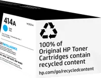 HP - 414A Standard Capacity Toner Cartridge - Cyan