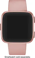Platinum™ - Leather Watch Band for Fitbit Versa 2, Fitbit Versa and Fitbit Versa Lite - Pink