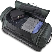 Samsonite - Andante 2 22" Wheeled Duffel Bag - Black/Moss Green