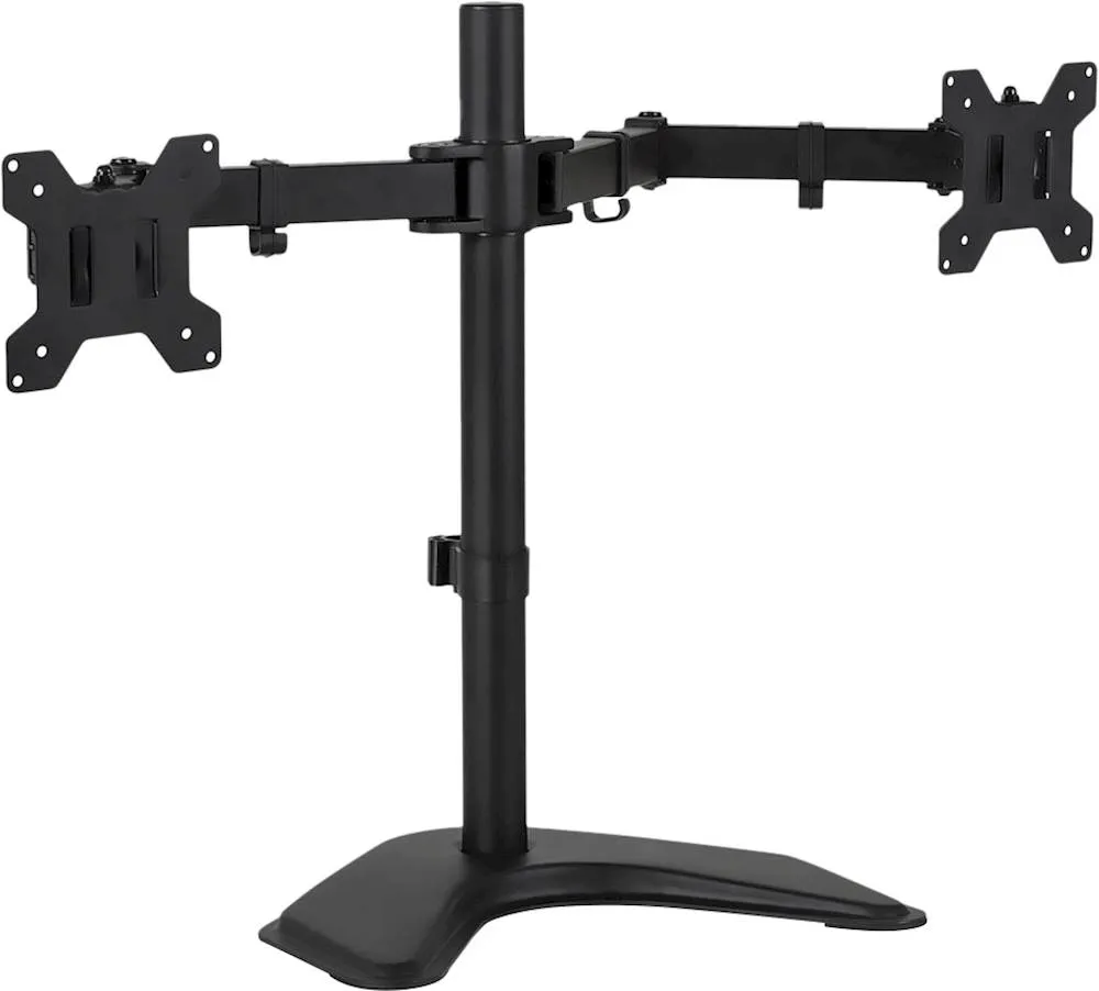 Mount-It! - Dual Monitor Desk Stand - Black