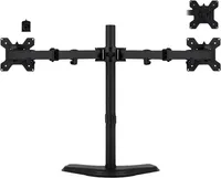 Mount-It! - Dual Monitor Desk Stand - Black