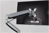 Mount-It! - Single Monitor Arm Desk Mount - Silver
