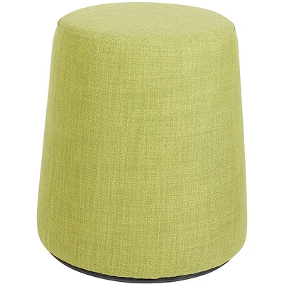 Office Star Products - Active Seat with Carry Handle Round Contemporary Fabric Ottoman