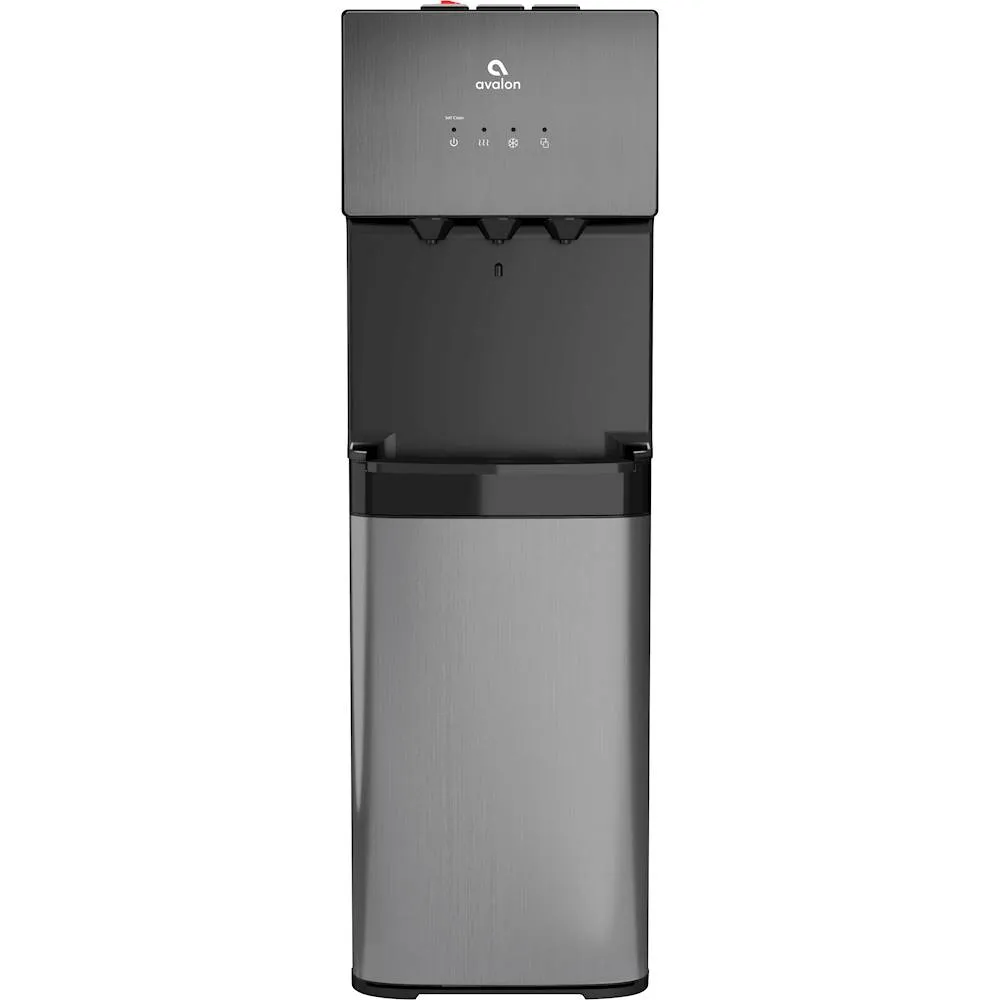 Avalon - A3 Bottom-Loading Bottled Water Cooler - Black Stainless Steel