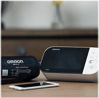 Omron - 10 Series - Wireless Upper Arm Blood Pressure Monitor - Black/White