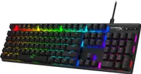 HyperX - Alloy Origins Full-size Wired Mechanical Red Switch Gaming Keyboard with RGB Back Lighting - Black