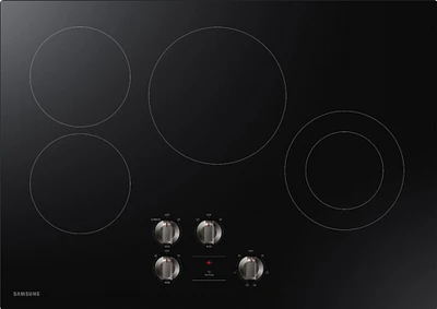 Samsung - 30" Built-In Electric Cooktop - Black