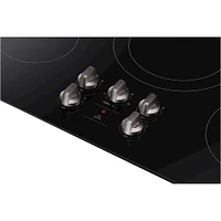 Samsung - 36" Built-In Electric Cooktop - Black