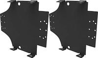 Metra - Amplifier Mounting Bracket for Select Harley-Davidson Road Glide Motorcycles (Pair) - Black