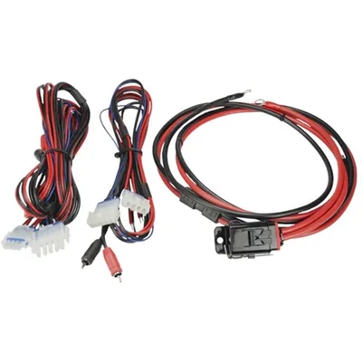 Metra - POWERSPORTS Motorcycle Amplifier Installation Kit - Black/Blue/Red/White