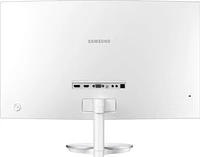 Samsung - Geek Squad Certified Refurbished 27" LED Curved FHD FreeSync Monitor - Silver