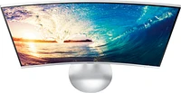 Samsung - Geek Squad Certified Refurbished 27" LED Curved FHD FreeSync Monitor - Silver