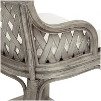 OSP Designs - Plantation Wood Counter Stool - Antique Gray