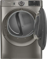 GE - 7.8 Cu. Ft. 12-Cycle Electric Dryer with Steam