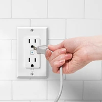 Geeni - Smart Wi-Fi In-Wall Outlet - White