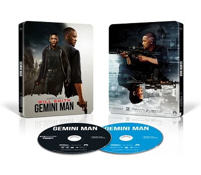 Gemini Man [SteelBook] [Includes Digital Copy] [4K Ultra HD Blu-ray/Blu-ray] [2019]