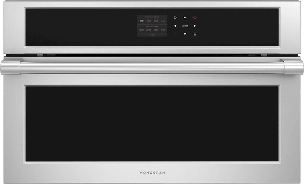 Monogram - Statement Collection 30" Built-In Single Electric Convection Steam Wall Oven - Stainless Steel