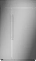 Monogram - 29.5 Cu. Ft. Side-by-Side Built-In Refrigerator with Water Filtration - Stainless Steel