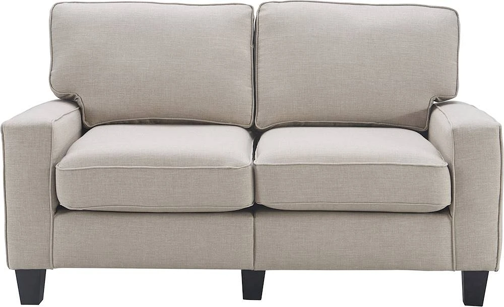 Serta - Palisades 2-Seat Fabric Loveseat