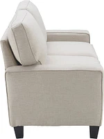 Serta - Palisades 2-Seat Fabric Loveseat