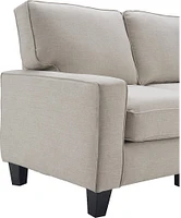 Serta - Palisades 2-Seat Fabric Loveseat